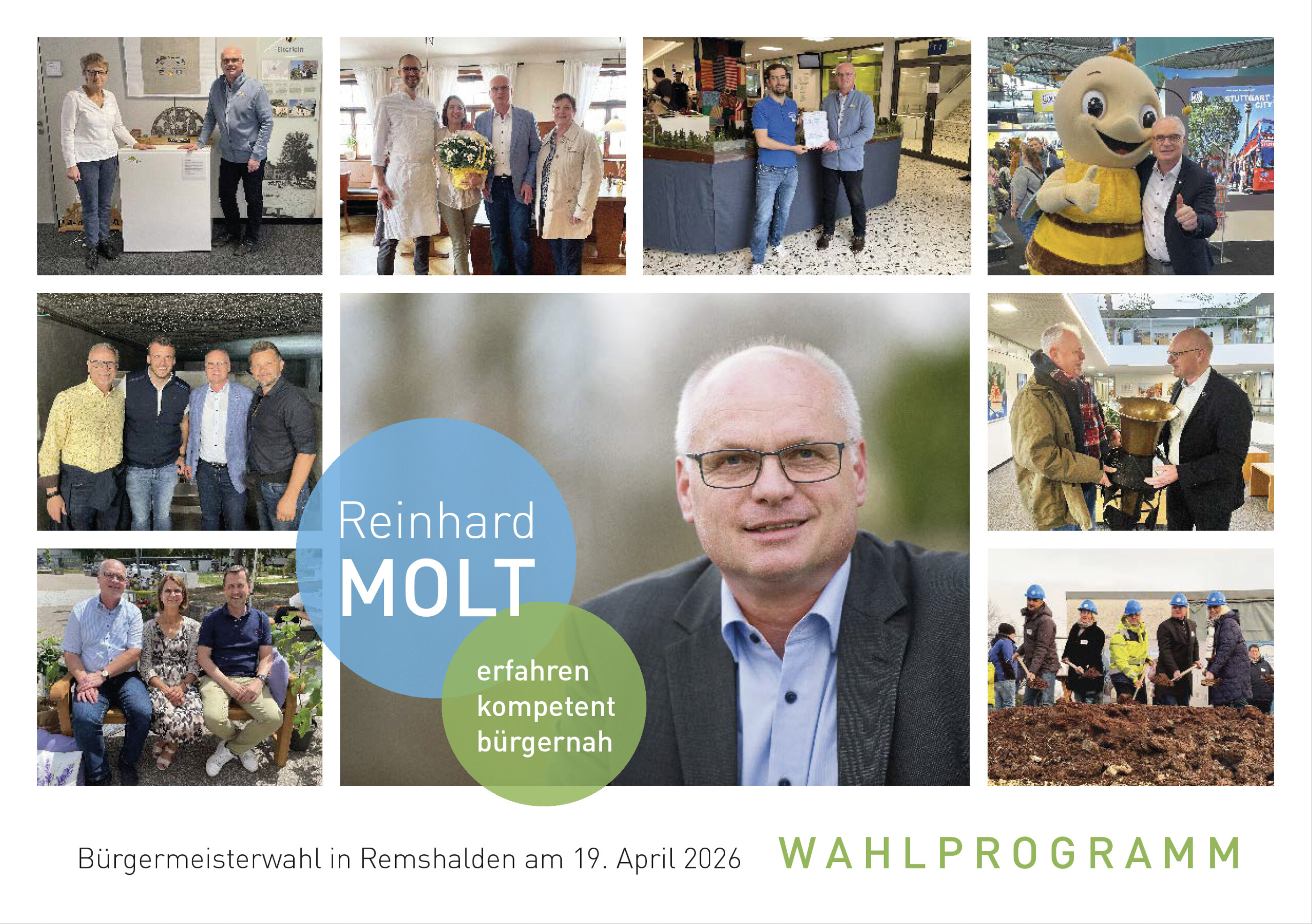 Reinhard Molt Wahlbroschuere